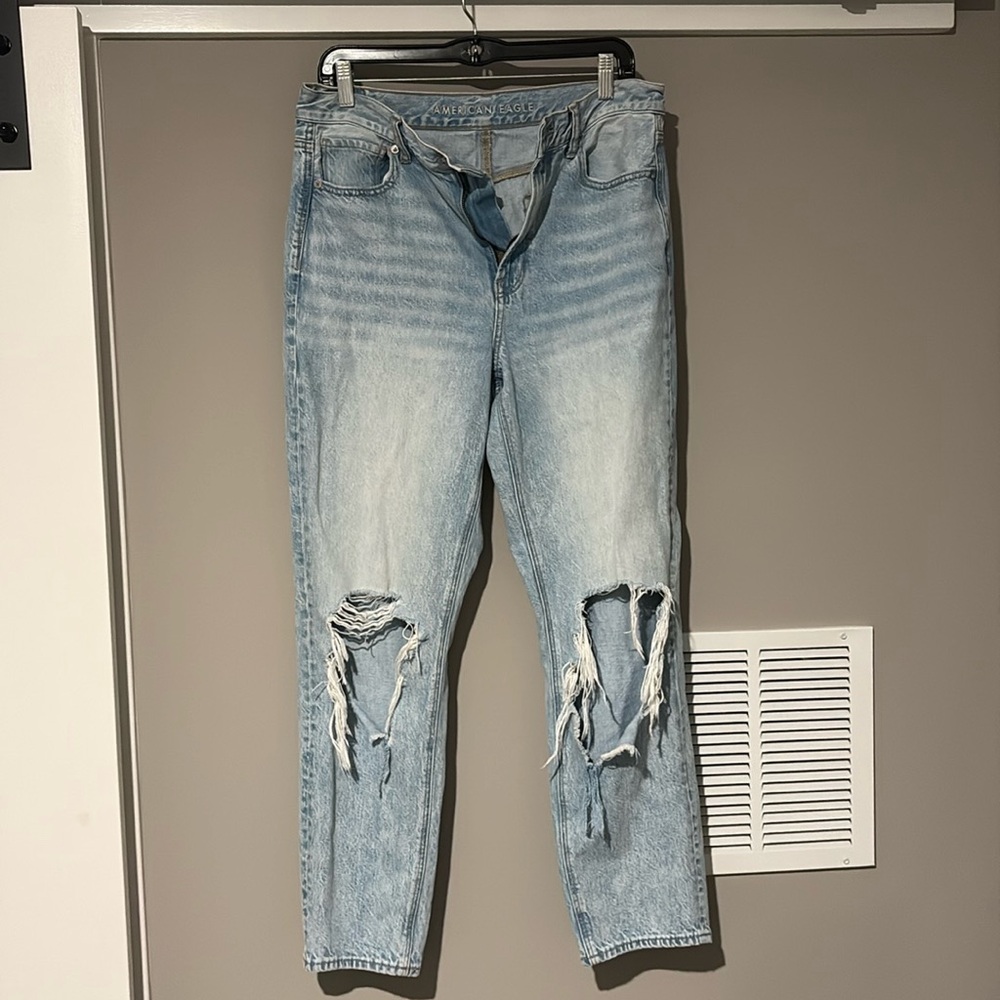 Light-wash American Eagle jeans
